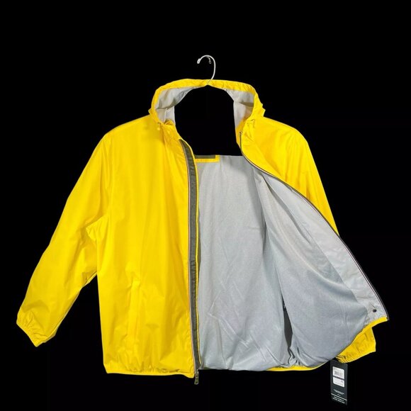 Tommy Hilfiger Men's Rain Jacket Size XXL Yellow Water-Wind Resistant Breathable - Picture 4 of 16